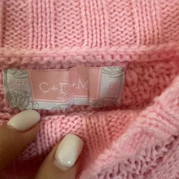 3/$25. Pink fringe sweater - Picture 2 of 4